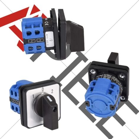 Universel came rotatif 20 A 3 positions 8 bornes 690 V Commutateur de changement de came