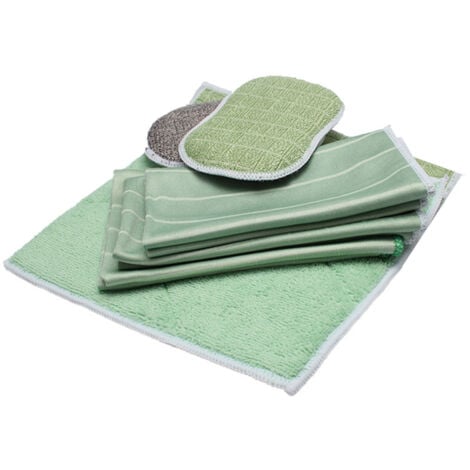 Lot de 6 Chiffons Bambou Microfibres - Nettoyer et lustrer Toutes Les Surfaces Lisses et fragiles - Vitre, carrosserie, vitrocéramique, Lunettes, écran
