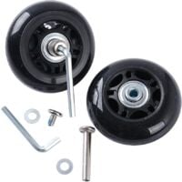 Roues De Rechange Valise Roues Remplacement Roues De Rechange Pour Valise Avec Essieux Et Vis Outil De Reparation Pour Valise 70 Mm X 18 Mm 99141430