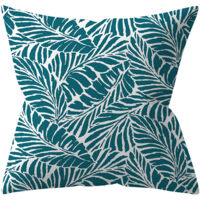 Lot De 2 Housses De Coussin Extérieur 70x90 Cm - Imperméable, En Lin/velours, Fermeture éclair Cachée, Pour Jardin, Terrasse, Salon - 10