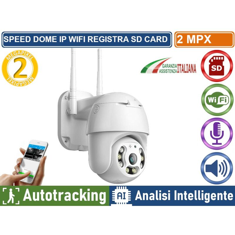 Nivian Telecamera Ip Minidome Motorizzata Senza Fili Wireless 3mp Da Esterno - Foto 12