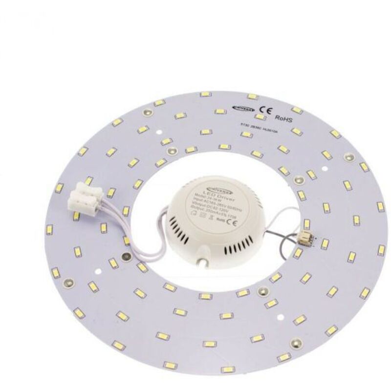 WULUN Modulo LED 2 Pack, Kit di conversione a soffitto con magnete, Pannello LED, AC 165-265V, 6.2 inch, 24 watt,3 colori di illuminazione Bianco caldo/ Bianco neutro/Bianco freddo, Non dimmerabile