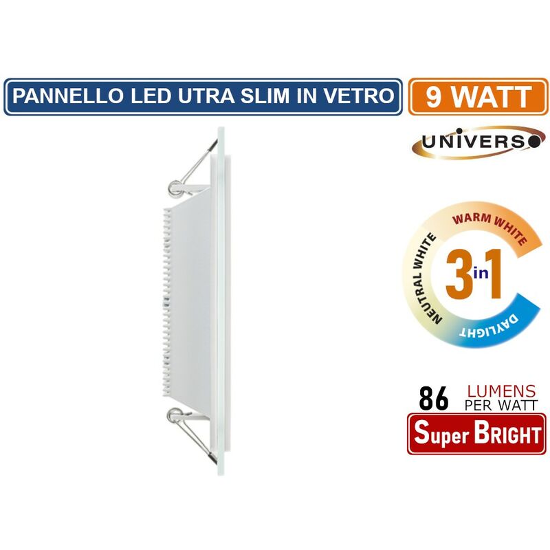 Luce Segnapasso Vetrineinrete&reg; Per Cassetta 503 - Compatibile Vimar Plana, 5W, IP65, Luci Fredda/Calda/Naturale/Blu