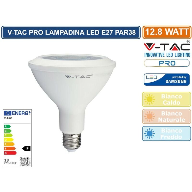 V-TAC PRO VT-240 36W LED Bulb olive chip samsung SMD ED-90 E27 warm white  3000K - SKU 283