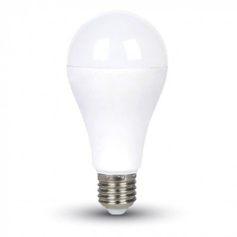 V-TAC VT-2015 LAMPADINA LED E27 15W BULB A65 - SKU 4453 / 4454 / 4455 - Colore Luce: Bianco Caldo