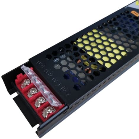 Cargador 12v AL12-20A - ALIMENTATORE METALLICO STABILIZZATO SWITCHING CON TRIMMER 220V-12V 20A 240 WATT PER ILLUMINAZIONE E SISTEMI DI VIDEOSORVEGLIANZA CCTV Camara Termica