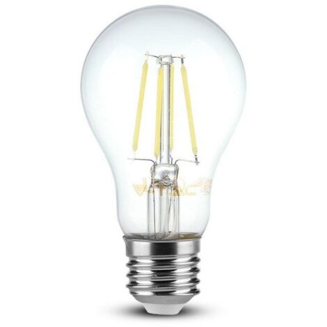 V-TAC VT-1978 LAMPADINA LED E27 8W BULB A67 FILAMENTO - SKU 4407 / 4408 / 4409 - Colore Luce: Bianco Caldo