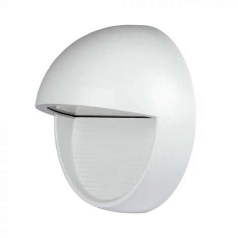 V-TAC VT-1182 SEGNAPASSO LED A MONTAGGIO SUPERFICIALE ROTONDO 3W PER ESTERNO COLORE BIANCO - SKU 1408 / 1409 IP65 - Colore Luce: Bianco Caldo