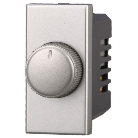 ETTROIT AG1301 Regolatore Dimmer a manopola 220V 100-1000W serie moon Grigio Compatibile Con Bticino Axolute