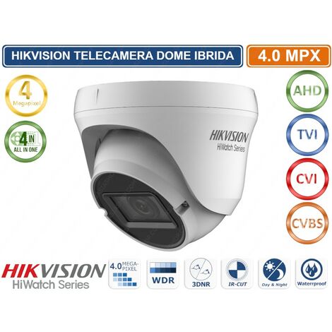 HIKVISION HWT-T340-VF TELECAMERA DOME VARIFOCALE 4IN1 TVI/AHD/CVI/CVBS 4MP IP66