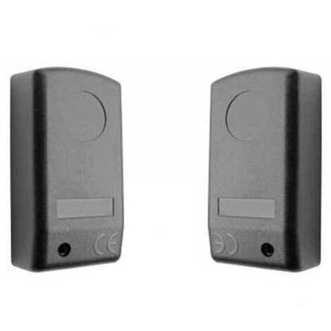 COPPIA FOTOCELLULE INFRAROSSO DA PARETE PORTATA 20M ZOOM-Z2E AUTOMAZIONE CANCELLO DA ESTERNO IP55