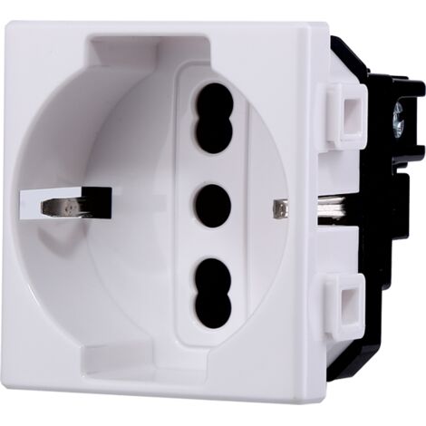 ETTROIT PRESA SCHUKO 2P+T 16A compatibile matix bticino MT2102