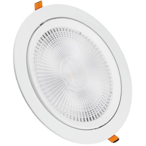 V-TAC PRO VT-2-20 FARETTO LED DA INCASSO ROTONDO 20W COB CHIP SAMSUNG - SKU 842 / 843 / 844 - Colore Luce: Bianco Freddo
