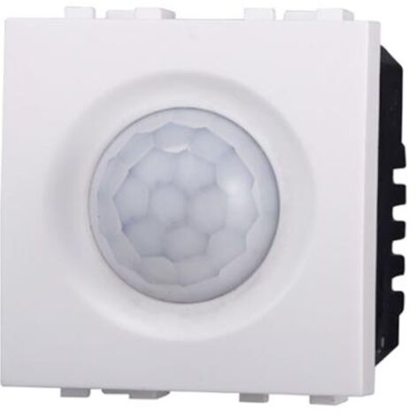 MODULO SENSORE DI MOVIMENTO 2P 2 MODULI 250V 50HZ BIANCO COMPATIBILE BTICINO SERIE LIVING - ETTROIT
