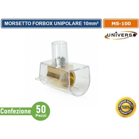 100 Morsetti A Stecche Per Cavi Elettrici - Trasparenti, Isolanti, Per Cavi Fino A 10mm - Foto 3