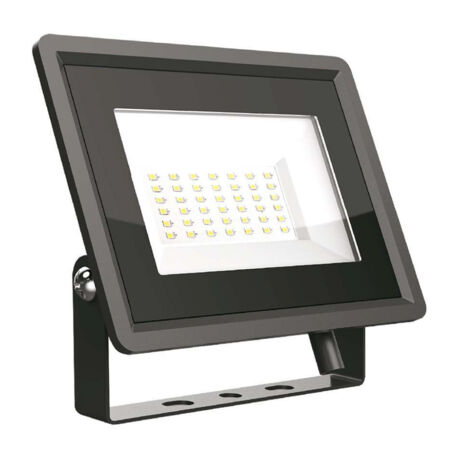V-TAC Faro LED SMD 30W F-Series, Driver IC Integrato Colore Nero Bianco Naturale IP65