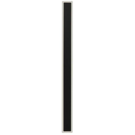 V-TAC VT-11117 Applique led da parete 17w lampada moderna da muro in alluminio rettangolare colore nero 4000k 130lm/w sku 6831