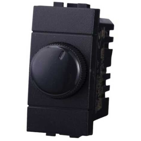 Regolatore Dimmer A Manopola 220V 100-1000W Colore Nero Compatibile Con Bticino Living International