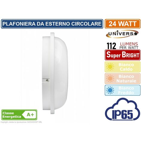 Eurocali 4x Plafoniere LED Super Efficiente 15W 60cm per interno 2300