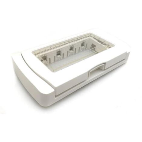 PLACCA COPERTURA STAGNA 3M  IDROBOX 3 MODULI BIANCA IP55 COMPATIBILE SERIE BTICINO MATIX