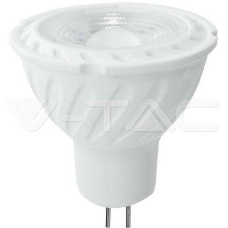 V-TAC PRO VT-257 LAMPADINA LED GU5.3 (MR16) 6W FARETTO SPOTLIGHT CHIP SAMSUNG - SKU 21204 - 21205 -  21206 - Colore Luce: Bianco Caldo