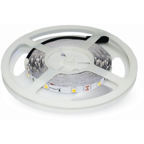 V-TAC VT-3014 STRISCIA LED 3014 MONOCOLORE 204 LED/METRO - BOBINA DA 5 METRI - SKU 2404 / 2405 / 2403 - Colore Luce: Bianco Naturale