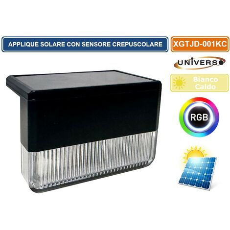 Lampada Esterno Parete Faretto LED Solare Esterno 100-800W Con - Foto 5