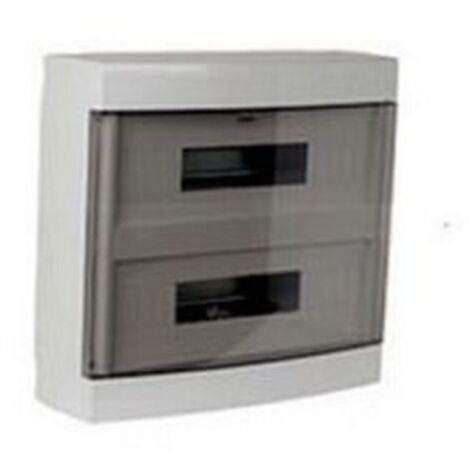 FAEG FG14424 CENTRALINO A PARETE 24 MODULI IP40 COLORE GRIGIO RAL7035 CON SPORTELLO