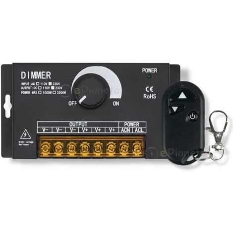 Centralina Dimmer Monocolore per Strisce LED 220V con Telecomando