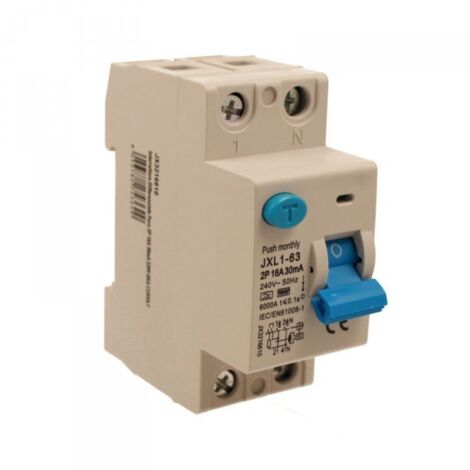 ETTROIT Interruttore Differenziale Puro 2P 16A 30mA 220V-6KA Curva F - JX3216610