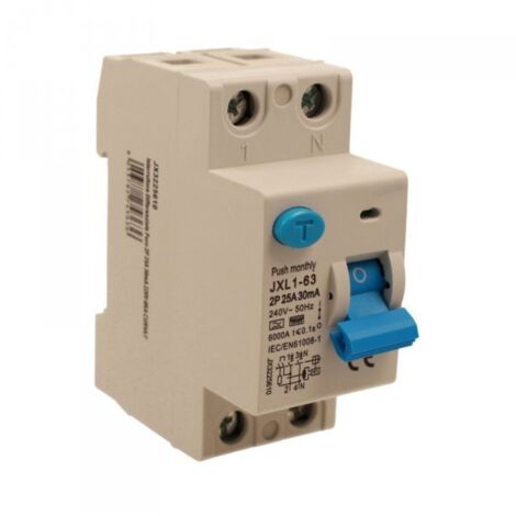 ETTROIT Interruttore Differenziale Puro 2P 25A 30mA 220V-6KA Curva F - JX3225610