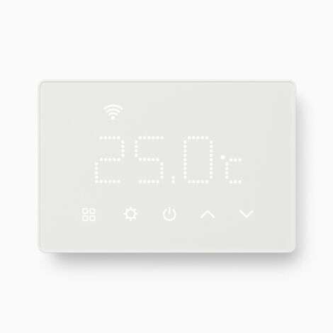 ETTROIT ET4301 CRONOTERMOSTATO TOUCH SCREEN AC 230V PROGRAMMABILE DA INCASSO SU SCATOLA 503 BIANCO