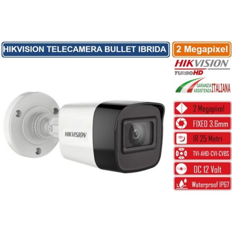 TELECAMERA BULLET 2 MP 4IN1 2.8 MM IP67 WDR DS-2CE16D0T-ITFS