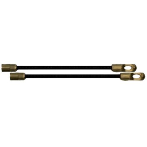 FAEF - FG25948 TERMINALE TESTA FLESSIBILE M5 CON CARRUCOLA PER SONDE Ø 4MM IN ACCIAIO TONDE PA