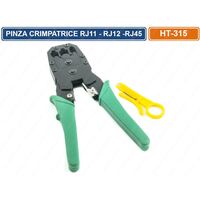 PINZA CRIMPATRICE CAVO LAN ETHERNET CONNETTORI RJ45 RJ11 RJ12 4 / 6 / 8 POLI