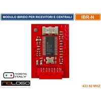 IBR-N IBRIDO N. AD INNESTO 433.92 MHZ PER RICEVITORI E QUADRI DI COMANDO PREDISPOSTI