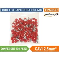 Capicorda Piatti Da 6,3 Mm, Colore Rosso, 10 Pezzi - Foto 6