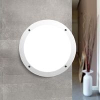 Plafoniera da esterno Fumagalli lucia ip66 1 x e27 bianca opaca