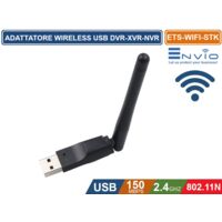ADATTATORE USB WIRELESS WIFI IEEE802.11 B/G/N 150 MBPS 2,4 GHZ PER DVR E NVR