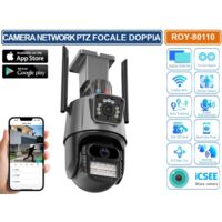 TELECAMERA SPEED DOME PTZ IP NETWORK 4MP CON DOPPIA LENTE ANALISI INTELLIGENTE AUDIO BIDIREZIONALE IP66