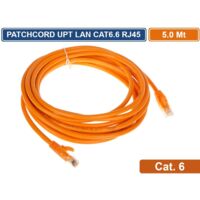 PATCHCORD CAVO DI RETE 5 METRI ETHERNET UTP CAT 6 4X2 AWG 24 LAN RJ45