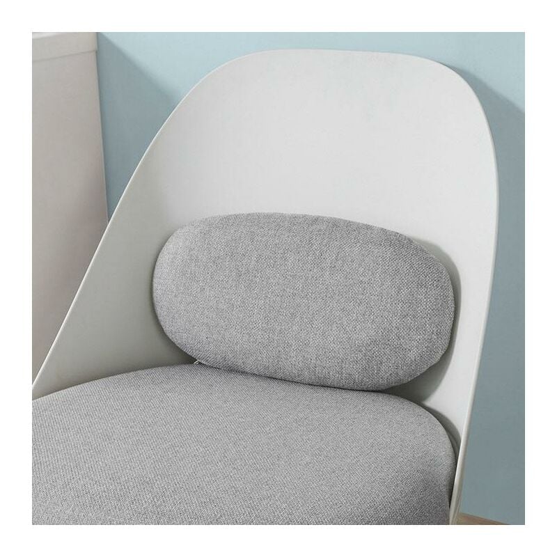 Sillón con Taburete Reposapiés con Patas de Haya SoBuy FST63-HG