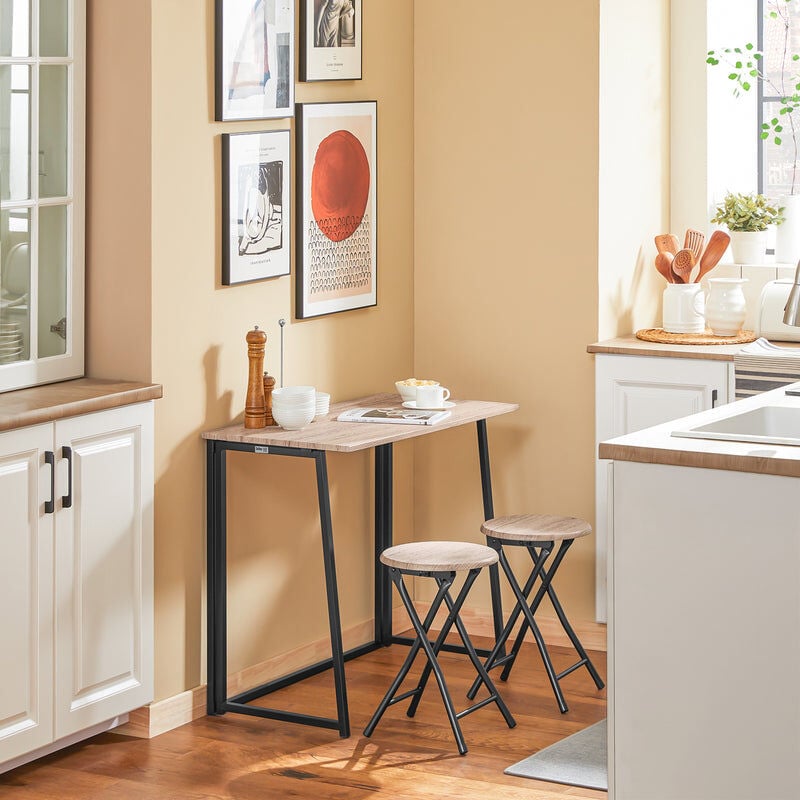 Estructura para mesa de cocina apartamento plegable y extensible  Mesa  plegable, Mesas plegables pared, Muebles para ahorrar espacio