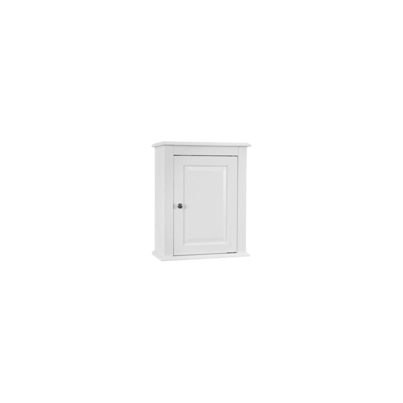 Armario suspendido de baño para la Pared con Puerta,L 40 x P 18 x H 49cm,Blanco FRG203-W SoBuy ES