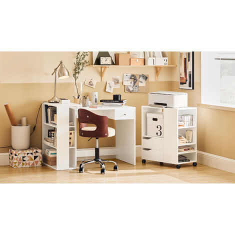 Mesa Auxiliar SoBuy Con Ruedas - Perfecta Para Salón O Dormitorio
