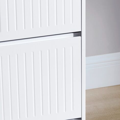 Zapatero Estrecho con Solapas Organizador para Zapatos de