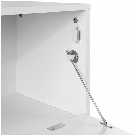 Mesa de Entrada Recibidor Mesa de Consola con Cajón 92 x 30 x 80 cm FSB21-W SoBuy ES