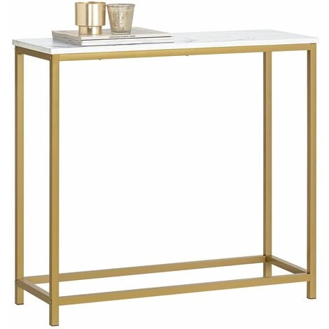 Mesa de Entrada Recibidor Mesa de Consola 80 x 75 x 30 cm con Forma Rectangular FSB29-G SoBuy ES