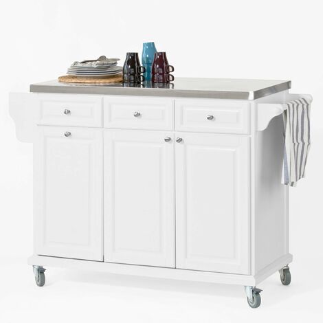 Mueble Auxiliar con Patas 176 cm VERONA - Blanco – Entorno Baño