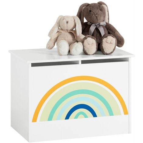 Caja juguetes Organizador infantil Baúl almacenaje niñas con tapa